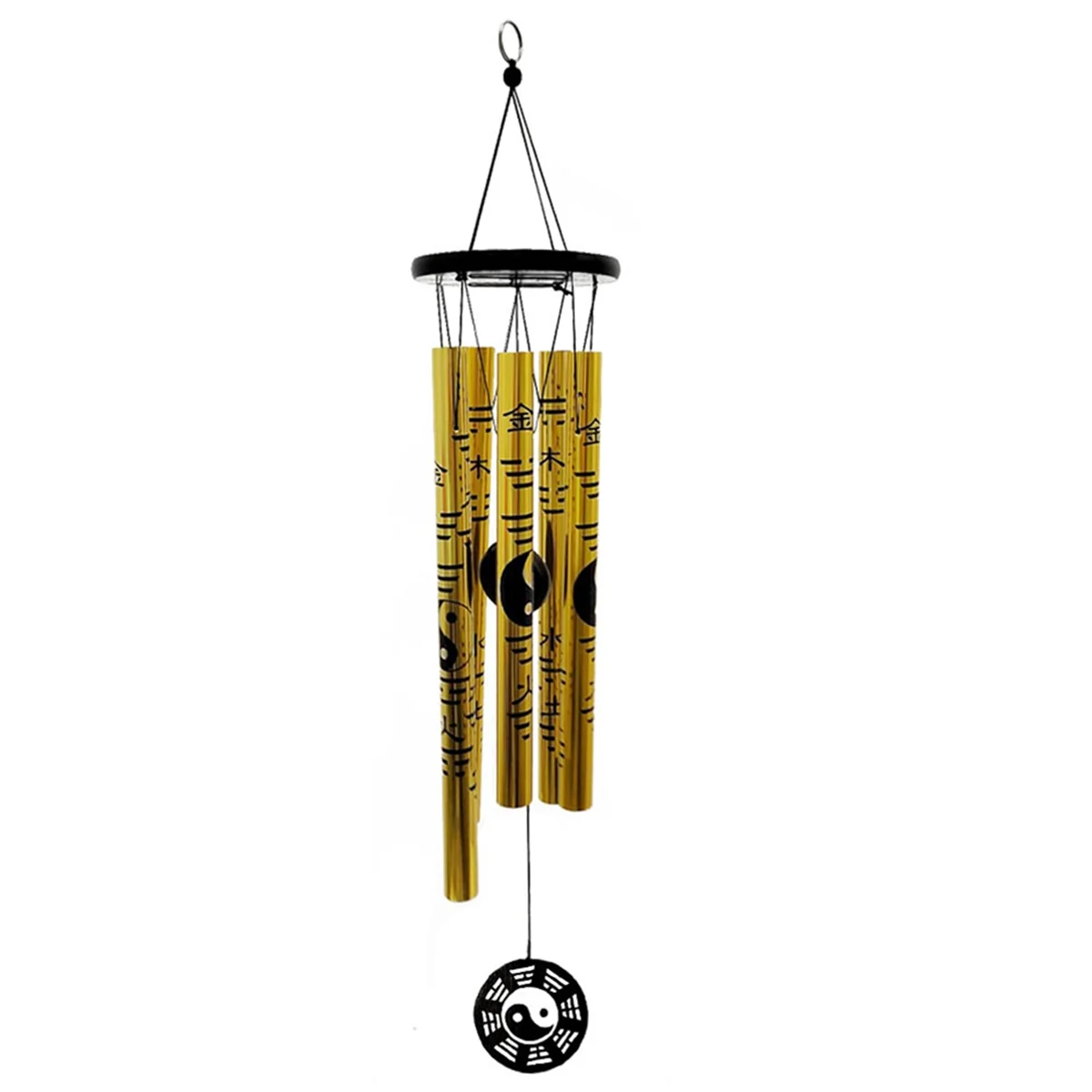 Extra Small Bagua Wind Chime Pendant Retro Metal Wind Chime Lucky Wind Chime Garden Wind Chime