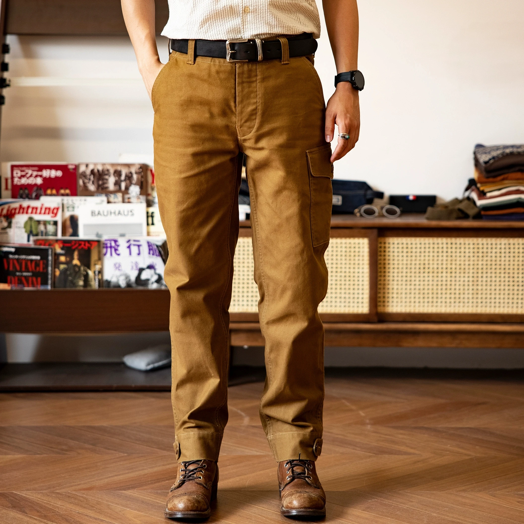 FW-0003 Mens Cotton High Quality Casual Military Stylish Trousers Mans Vintage Avatar Flight Cargo Pants