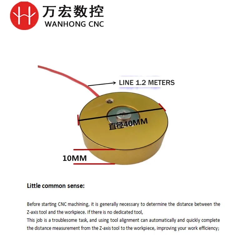 Датчик инструмента оси Z с ЧПУ, установка ножевого блока, зонд для гравировального станка