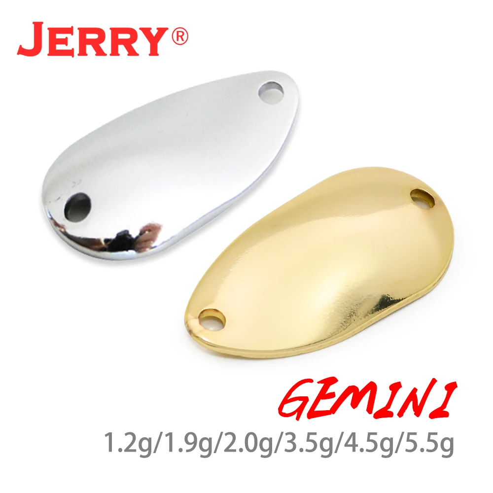 Jerry 50pieces 2g 3.5g 4.5g Unpainted Blank Iron/Copper Freshwater Spin Fishing Lure Trout Spoons