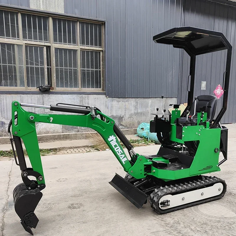 Mini excavator EPA Engine Mini Excavators 1.0 Ton Small New Crawler Excavator Hydraulic Digger bagger Fast Delivery customized