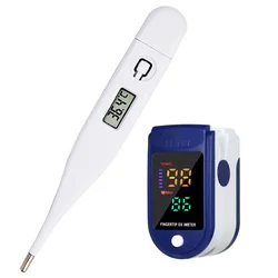 Household Thermometer Baby Adult Medical Ear Thermometer Digital Thermometer Fever Thermometer Pulse Oximeter Finger Medical