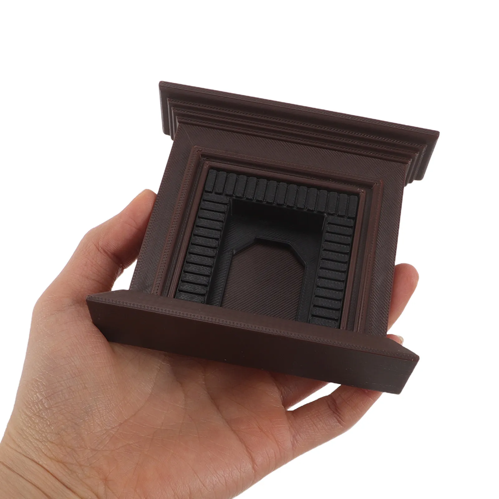 

Миниатюрный камин для кукольного домика 1:12, европейский стиль, реалистичная имитация костра для сцены гостиной, винтажная маленькая мебель