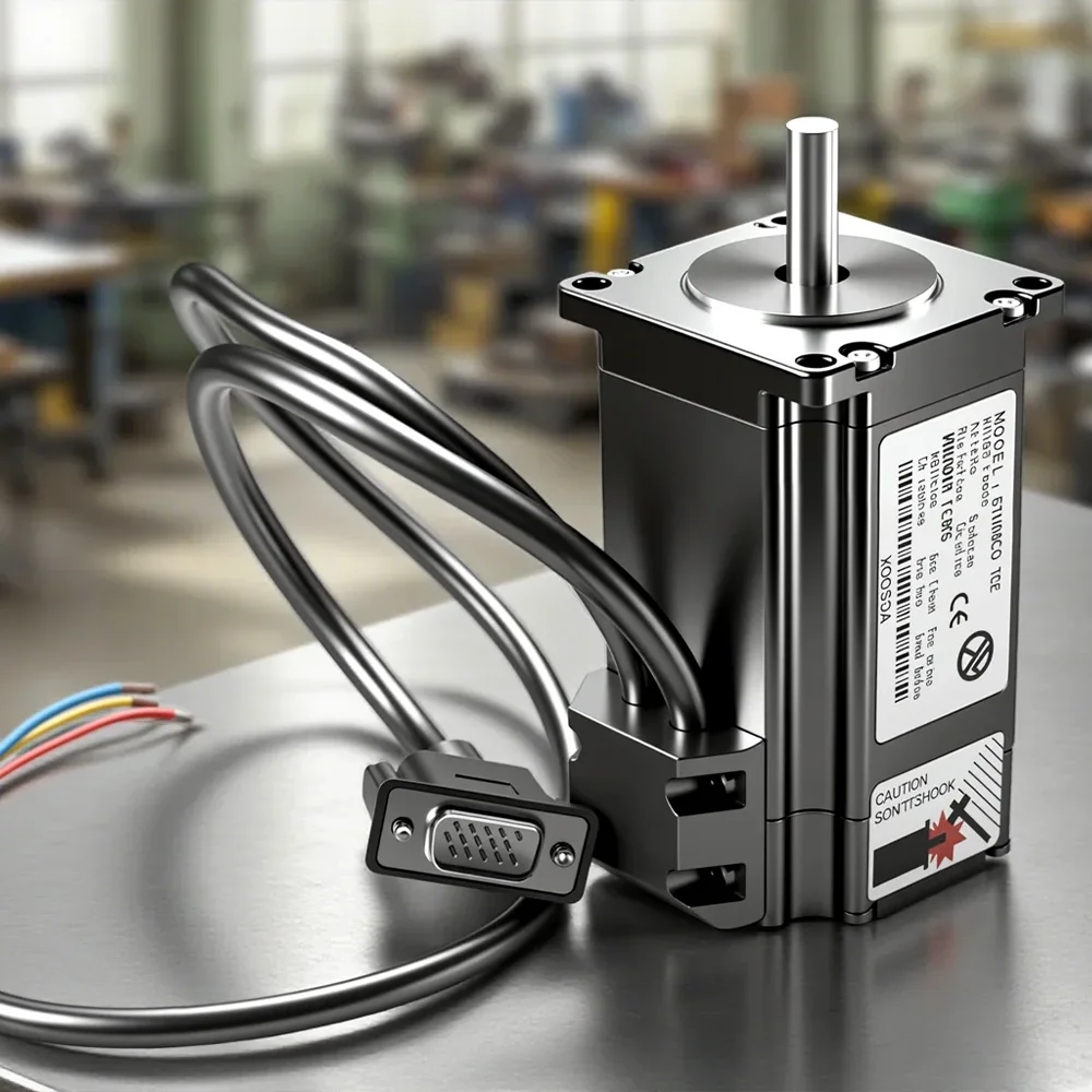 Hybrid Servo  Motor Step Angle1.8° Nema23 Closed Loop Stepper Motor Optional Torque/1.2Nm/2Nm/3Nm With Encoder