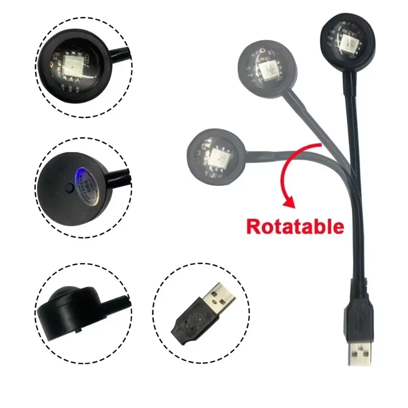 Sunset Projection Lamp USB Mood Light, Ambient Decor Lighting for Bedroom Living Room Photography Wall Decor Birthday Party