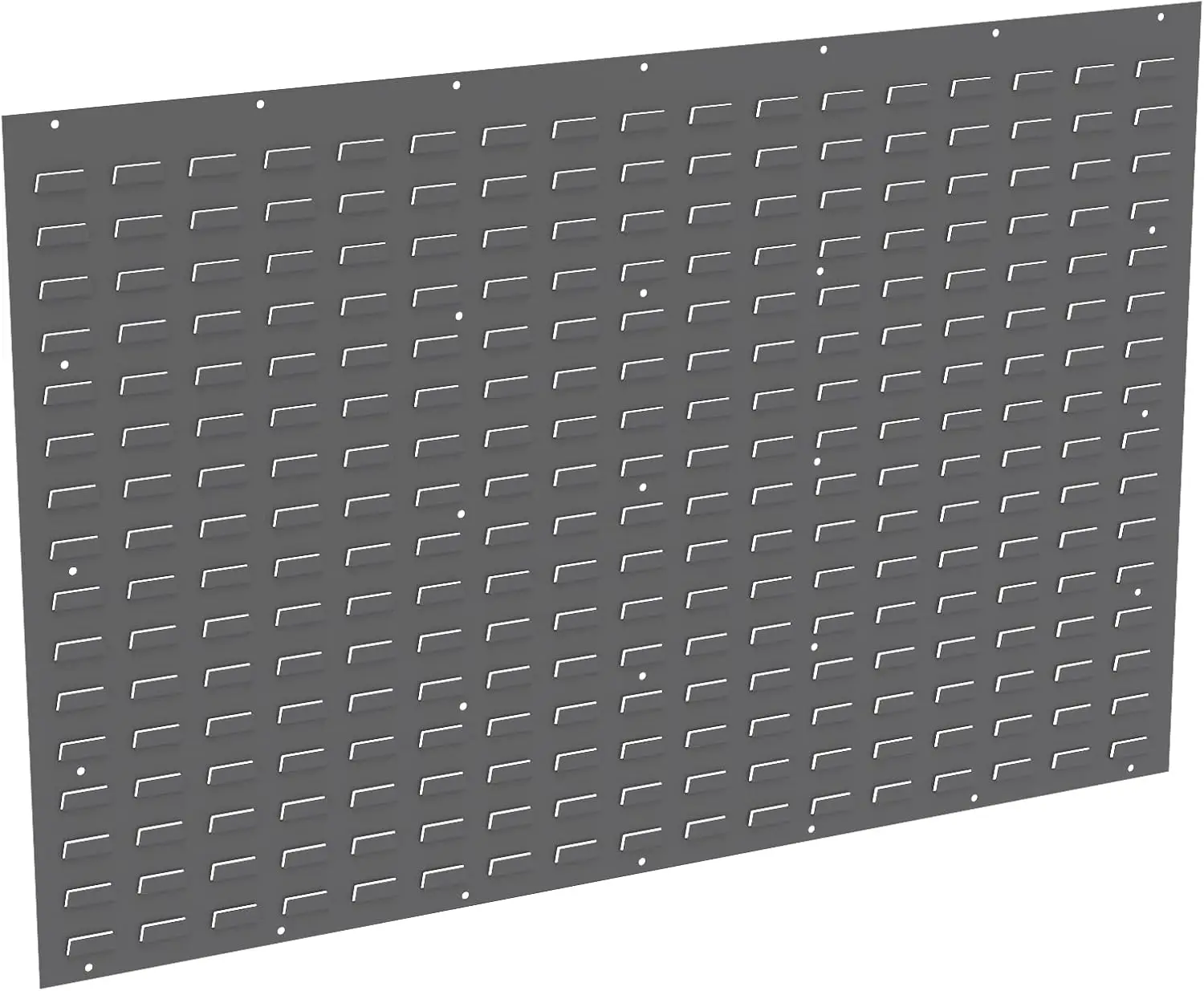 

30655 Louvered Steel Wall Mount Panel Garage Organizer For Hanging Akrobin Storage Bins, 52-Inch W X 34-Inch H, Grey, Single