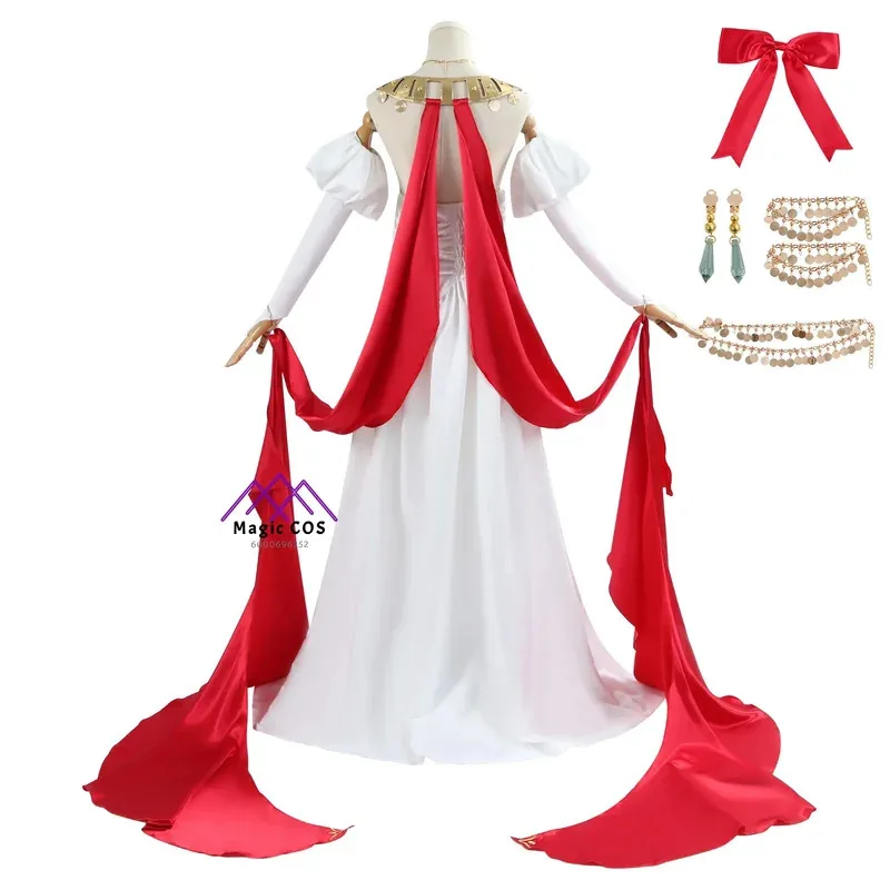 لعبة FGO Sabre Caster Nerón Claudio رائجة البيع أزياء تنكرية إكسسوارات فستان رسمي لحفلات الهالوين كرنفال موحد هزلي