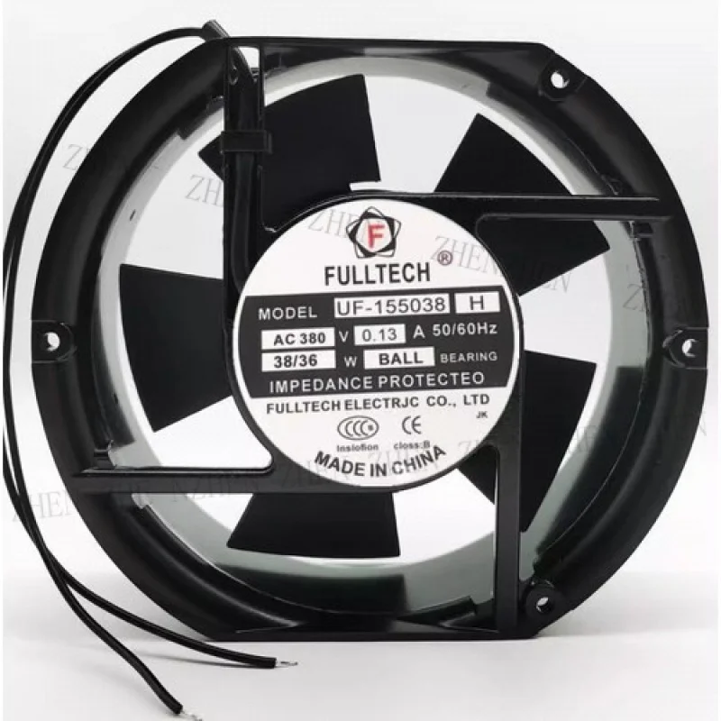 

Y ДЛЯ FULLTECH UF-155038H 17251 AC380V 0,13A 38/36W Осевой охлаждающий вентилятор