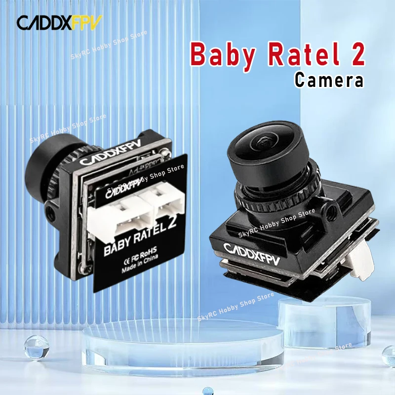 CADDX Baby Ratel 2 Nano FPV Camera - 1200TVL 165°FOV Starlight 0.0001lux Low Latency NTSC/PAL RC Freestyle