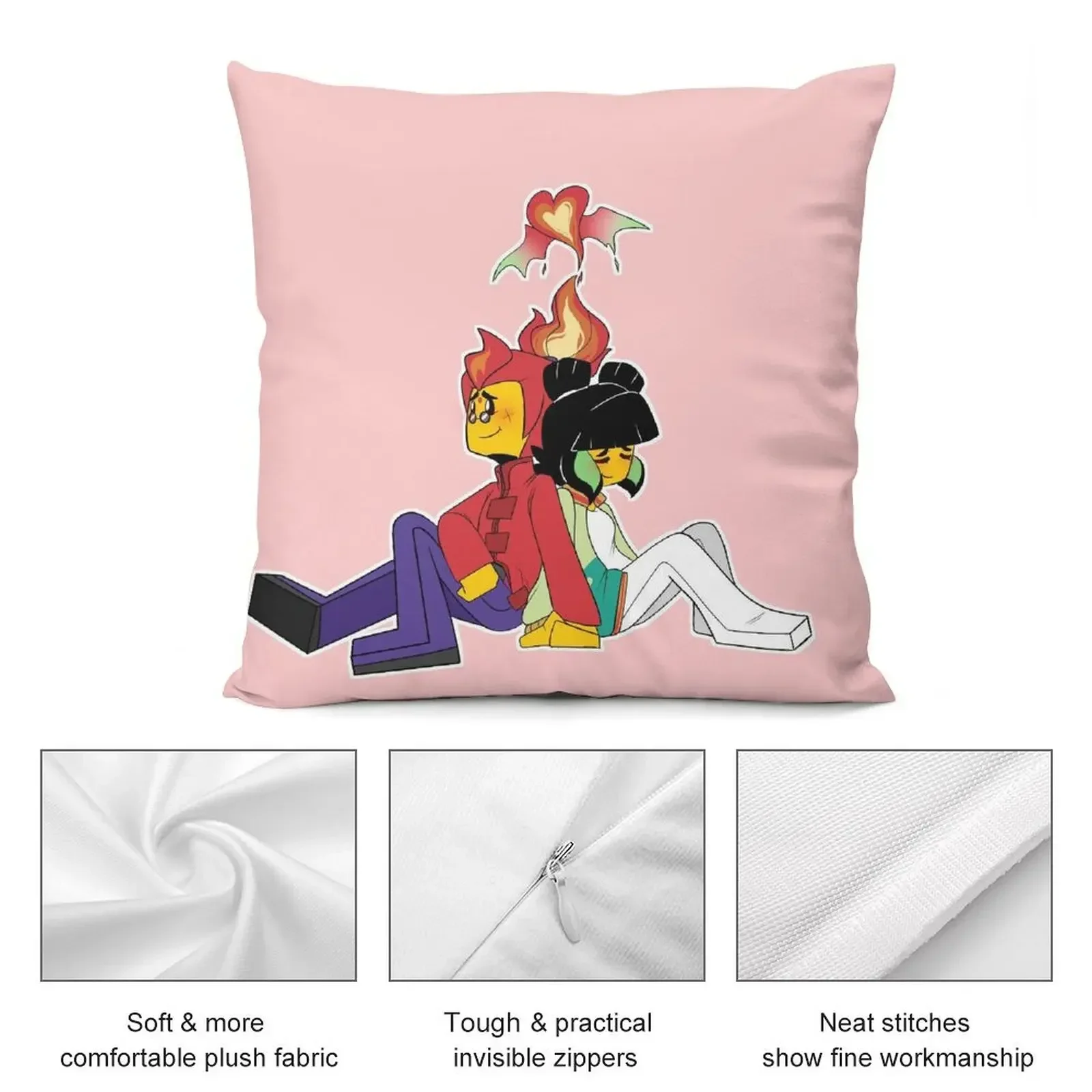 Dragonfruit Monkie Kid Throw Pillow bed pillows Embroidered Cushion Cover Room decorating items pillow