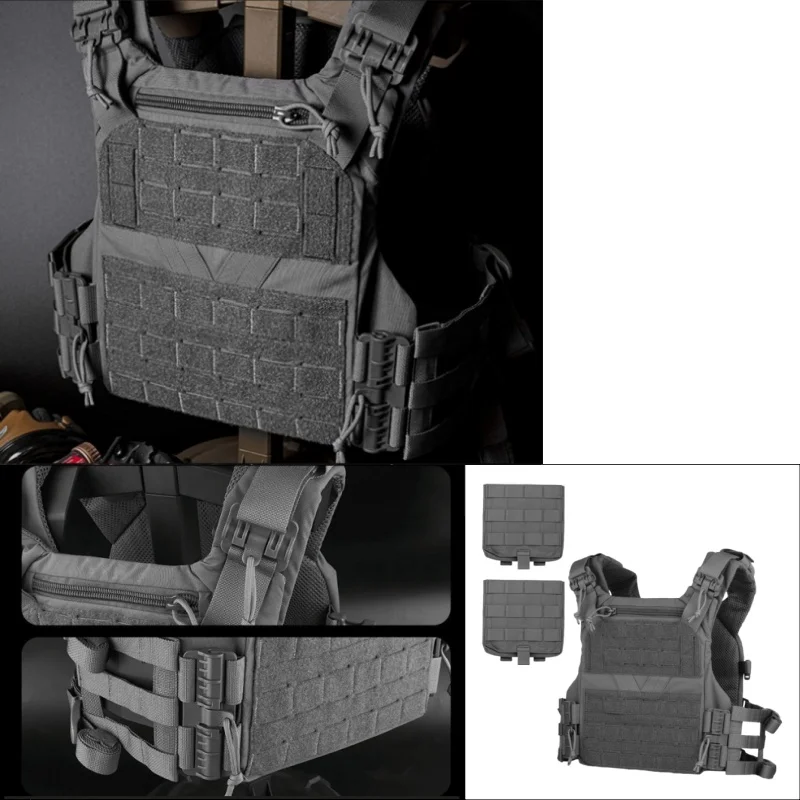 

K19 Full Size Plate Carrier Vest | Adjustable MOLLE Compatible Body Armor Vest | For Hunting Adventure Accessories