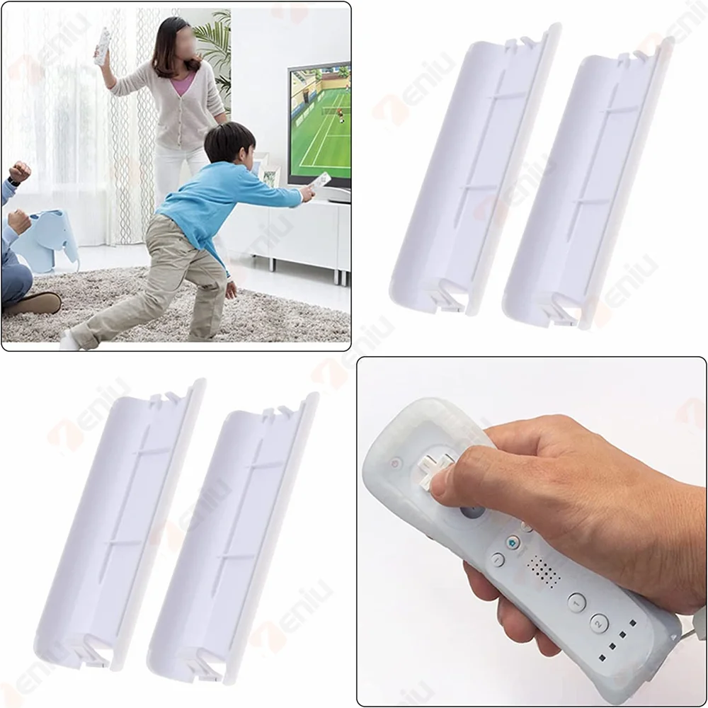50/100 stücke Wireless Game Controller Batterie Fall Zurück Abdeckung Für Nintend Wii Fernbedienung Gamepad Griff Batterie Fällen Abdeckungen – Detail 8