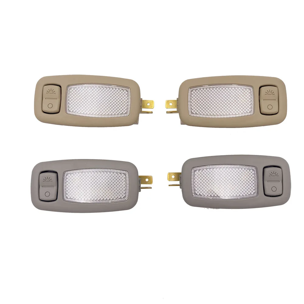 6pc OEM 92891-3S000 92892-3S000YAK For Hyundai Auto Vanity Mirror Lighting Dark Beige Auto Parts 928913S000 928923S000YAK