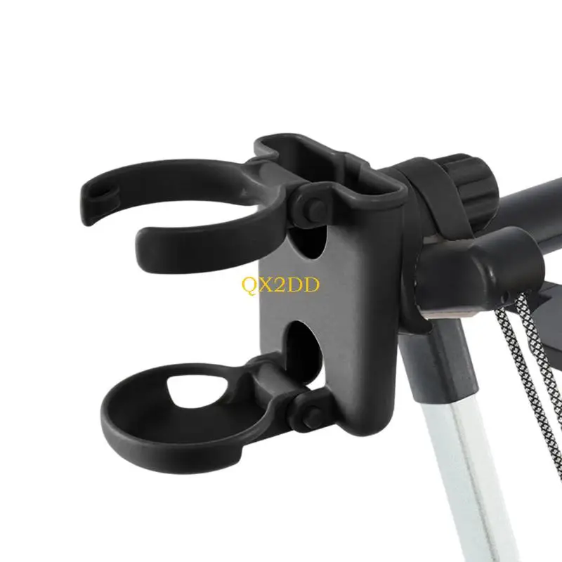 QX2D Strollers Bike Compatible Drink Holder Spillproof Design For Sports Bottles Travel Mugs