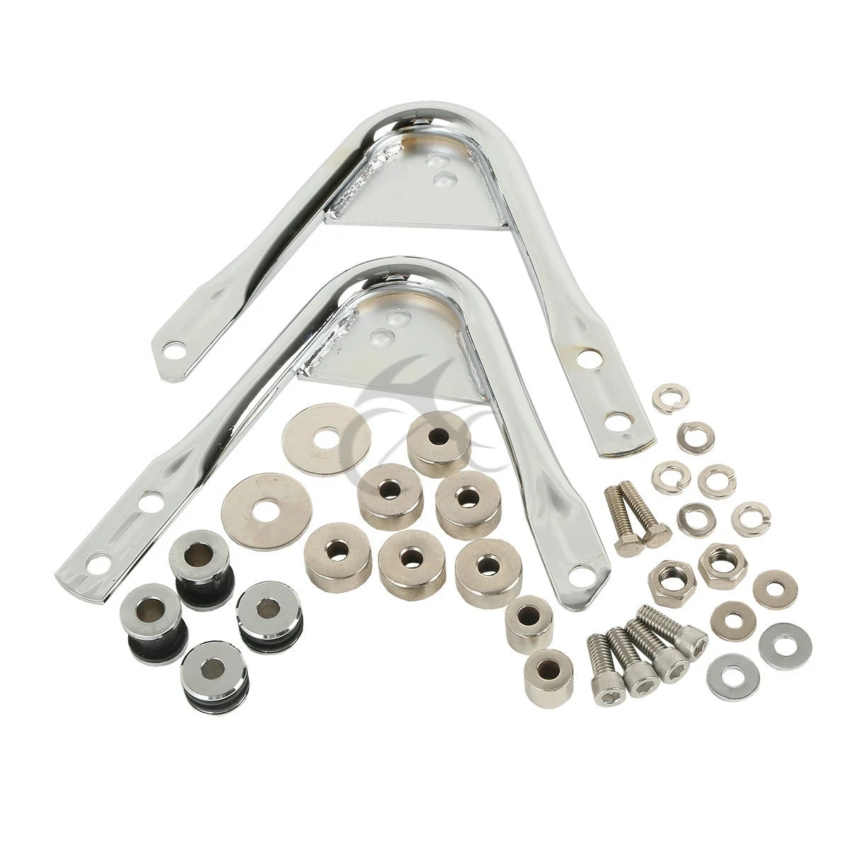 Motorcycle Two UP Luggage Rack Docking Hardware Kit For Harley Touring Electra Glide Street Glide 1997-2008