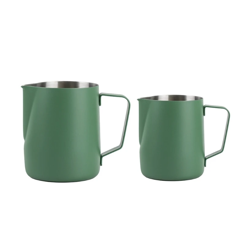 

Beer Cups Water Coffee Mug Stainless Steel Latte Frothing Pitcher Jugs 350/600ml Milk Camping Drinkware Kitchen Drop shipping