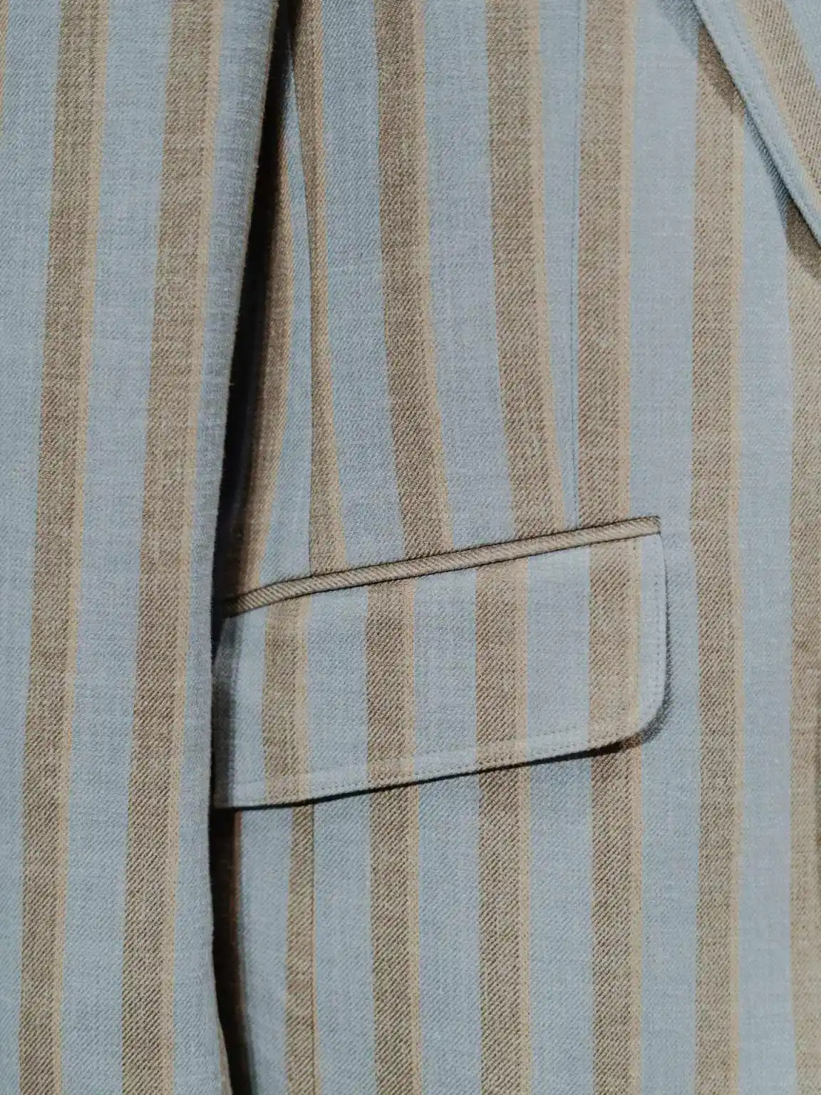 Giacca da uomo casual a righe Giacca slim fit con risvolto con visiera Blazer da lavoro con un bottone Giacca formale per banchetti nuziali personalizzata