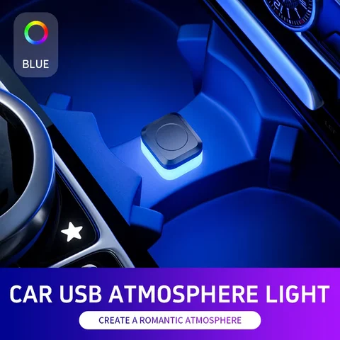 1x Auto USB Led Licht sfeerlamp Plug Play Universele LED interieur Sfeerlicht Auto Leeslamp Decoraties Decoratieve Strip