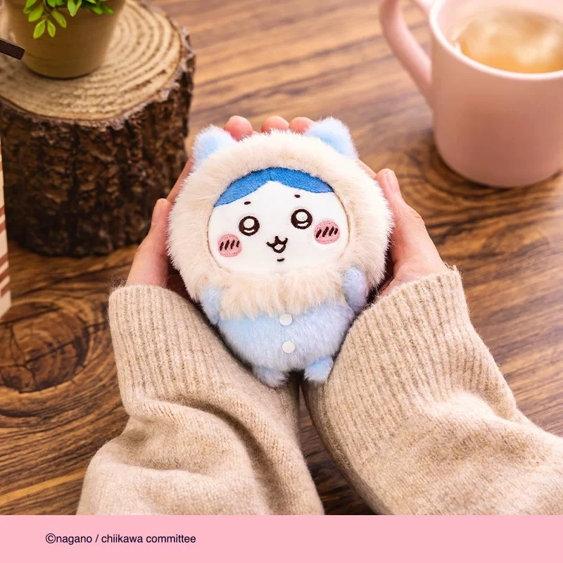 Chiikawa Hachiware Usagi Kawaii Anime Cartoon Fluffy Pajamas Series Plush Pendant Bag Decoration Fashion Versatile Personality