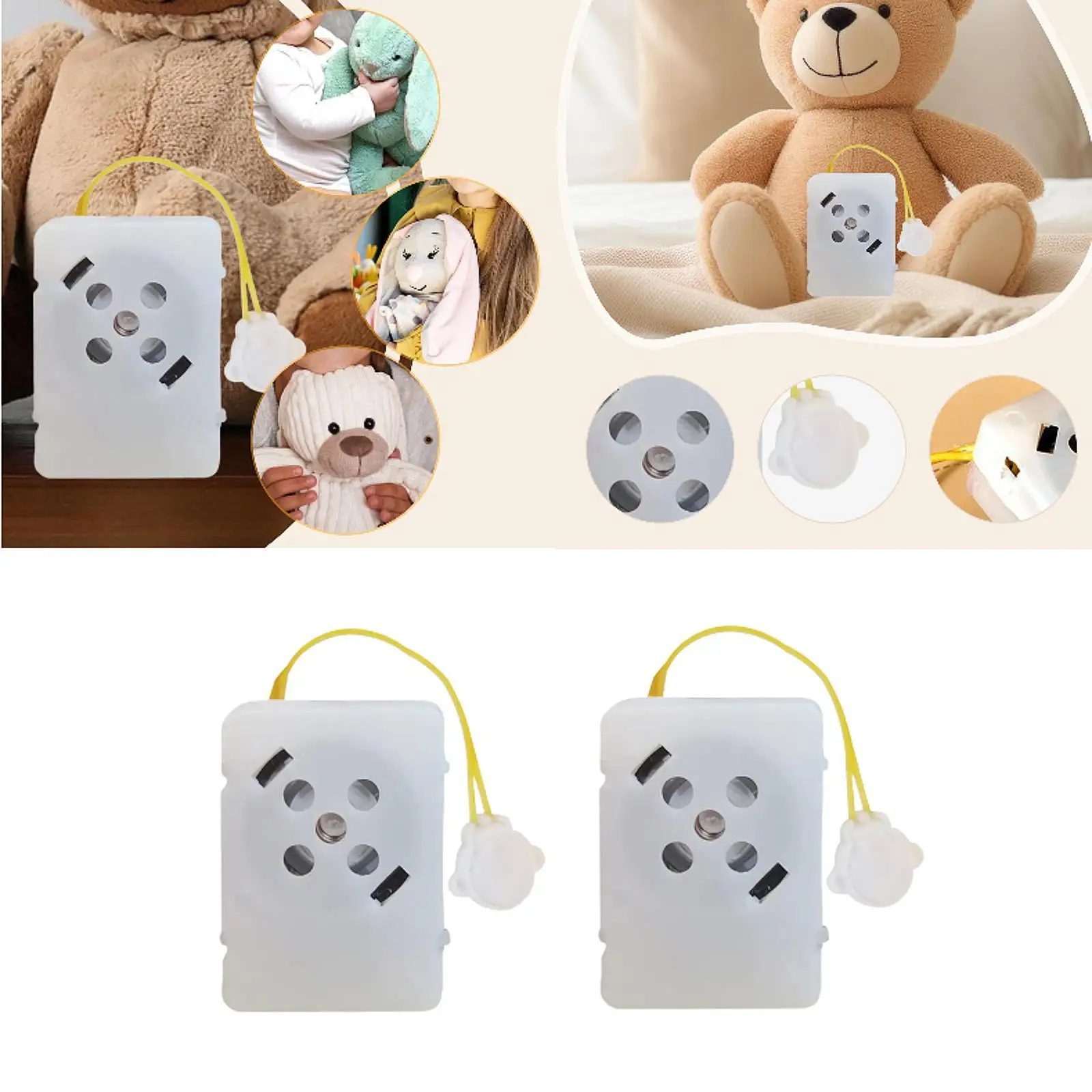 เครื่องบันทึกเสียงขนาดเล็กสําหรับตุ๊กตาสัตว์สําหรับกล่องของขวัญหมอนการ์ดอวยพร