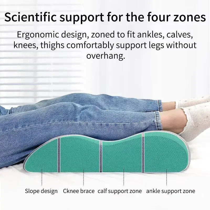 Rest Post Surgical Elevation Pad Memory Foam Leg Pillow For Knee Pain Relief Leg Foot Raiser Pillow Support Cushion Massage