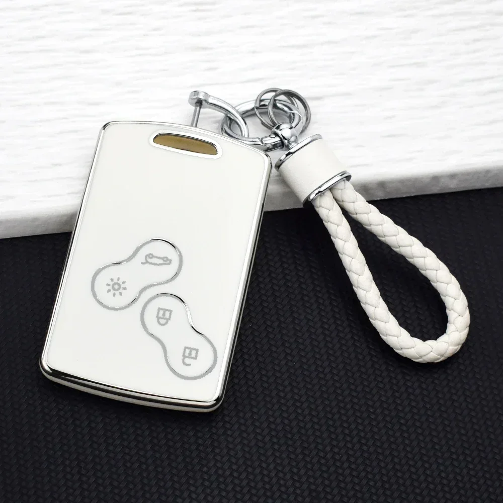For Renault Megane 2 3 Clio Scenic Duster Kaptur Captur Logan Laguna Zoe Koleos Danilo Nema Fluence Car Key Fob Case Cover Bag