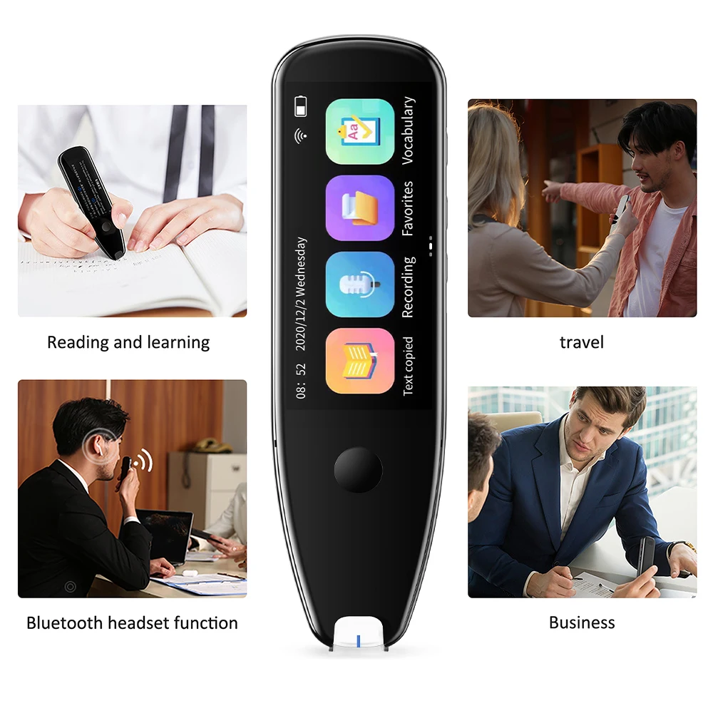 Digital Read Pen Kids Digital Multi Language Smart Books Instant Translation with 3.5inch IPS Screen Electronic Dictionary