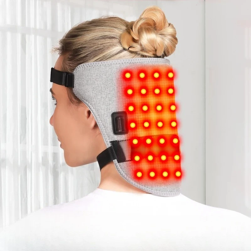 

Red Light Heated Neck Wrap Pain Relief Cervical Vertebra Fatigue Therapy Adjustable Health Care Massager Neck Heating Pad