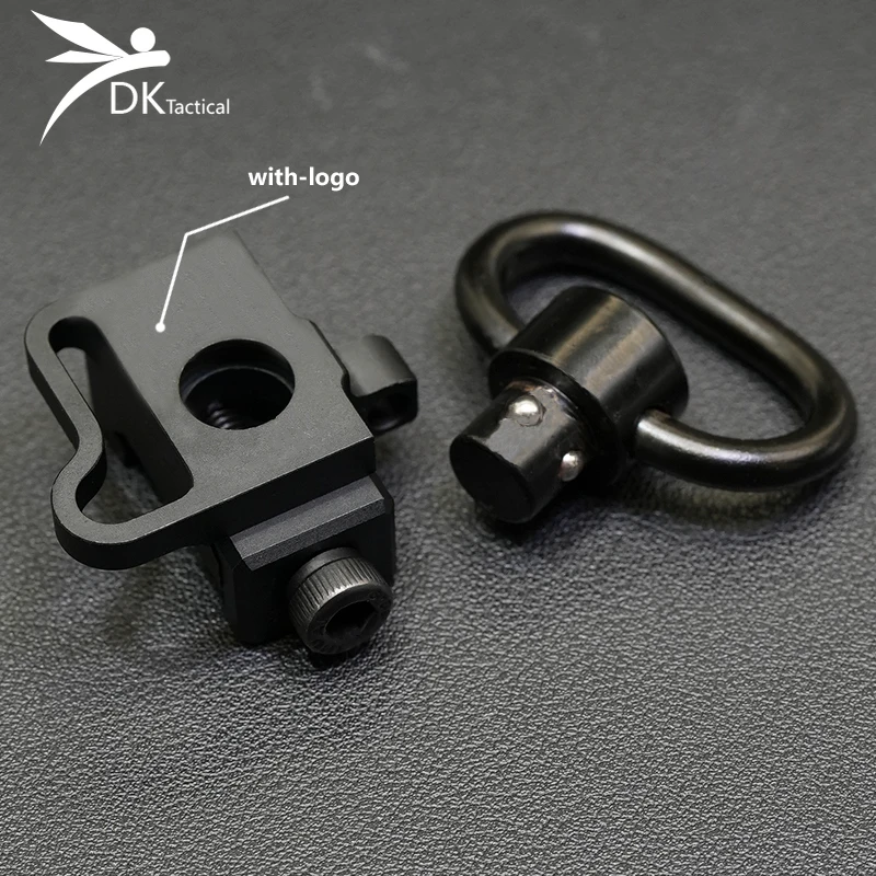 

VTAC Sling Quick Release Button QD Sling Swivel Mount Fit 20mm Picatinny Rail Airsoft Shoulder Strap Single-Point Connect Base