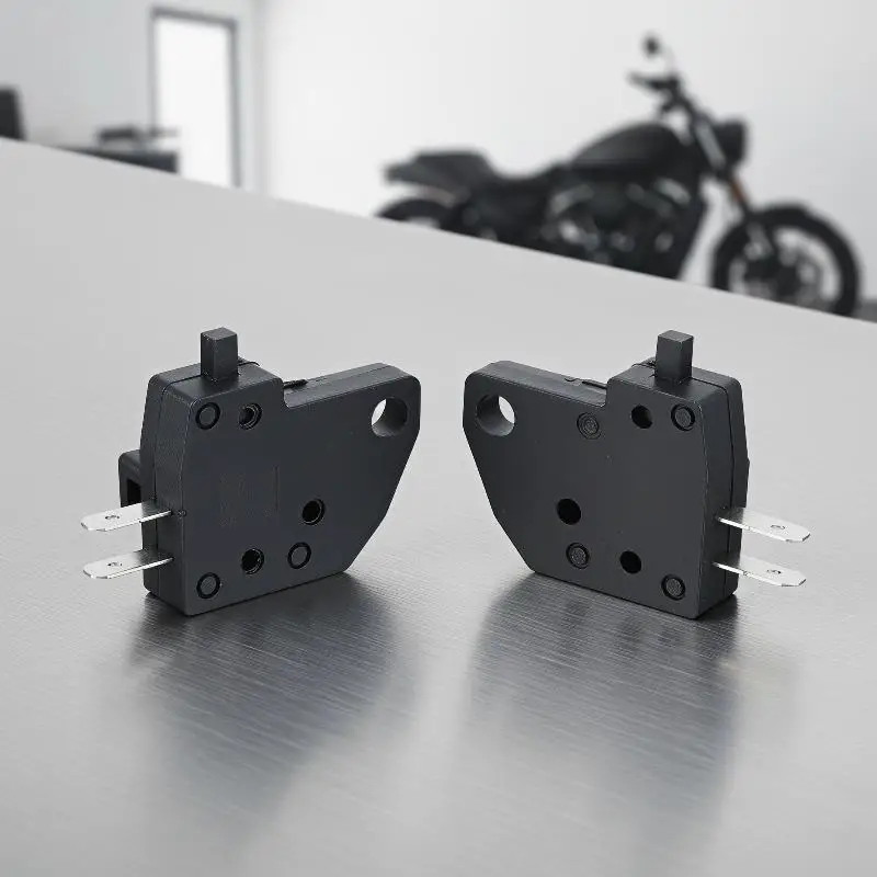 5 Pairs Universal Moto Front Brake Stop Light Switch Left Right Press Buttons Fit for Most Electric Scooter Motorcycle Parts