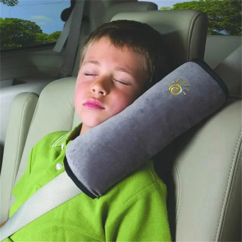 Correa de seguridad para bebé, cinturón de seguridad de felpa para coche, almohada protectora para el hombro, ajuste seguro para el coche, dispositivo de ajuste, funda para cinturón de seguridad automático