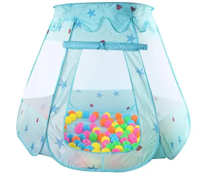 Portable Children's Ten Kids Play Tents Indoor Outdoor Play House Baby Ocean Ball Pit Pool Princess Tent for Girls Baby