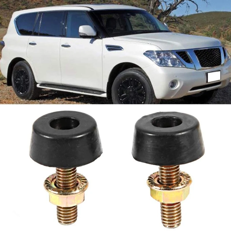 2pcs Bonnet Adjuster Bump Stop For Patrol DA Y60 62840-H8500 BSANS1GP-1