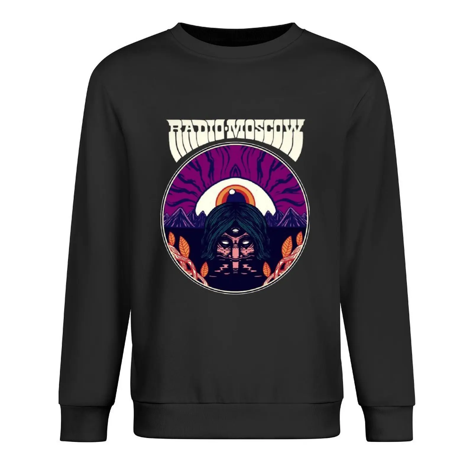 

Radio Moscow Pullover autumn clothes men wear japanese style men's autumn clothes aesthetic sweatshirts