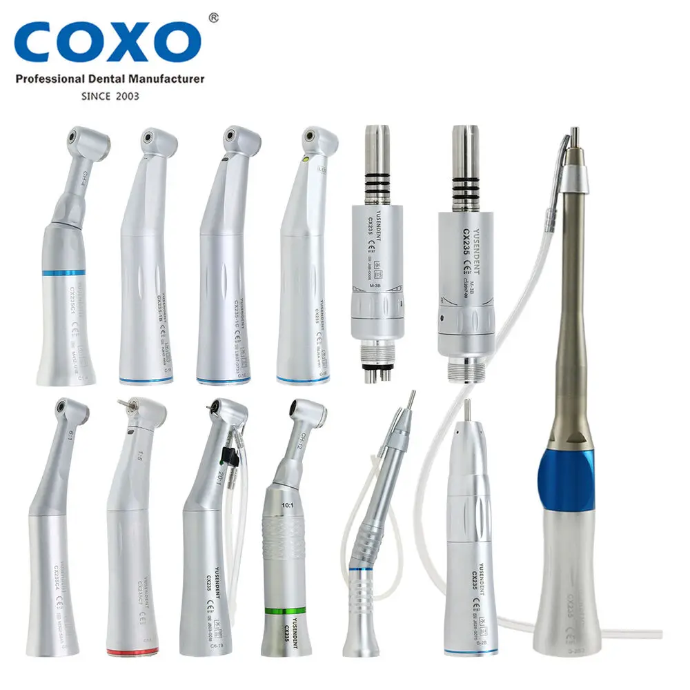 

COXO Dental Increasing/Reduction Low Speed Implant Contra Angle Handpiece 1:1 1:5 6:1 10:1 20:1 CX235