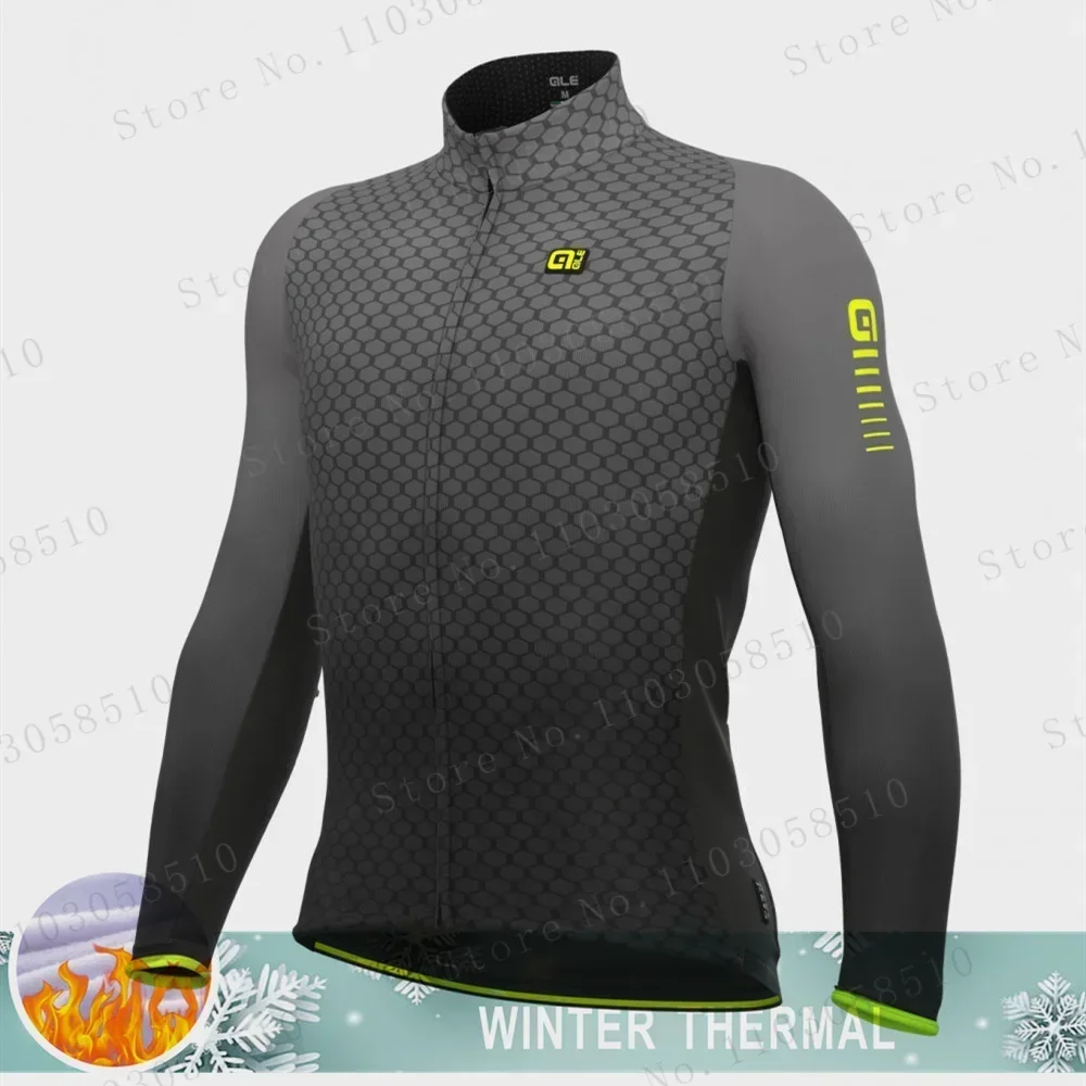 

Winter Cycling Jacket Outdoor Warm Coat MTB Road Bike Jersey Long Sleeve Weatherproof Windbreaker Fleece Cycling Jacket
