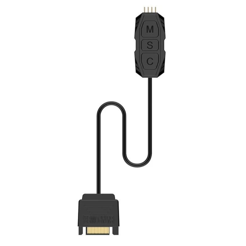 Controlador ABS do controlador ARGB do computador conectado dispositivo 5v Argb 3pin/4Pin