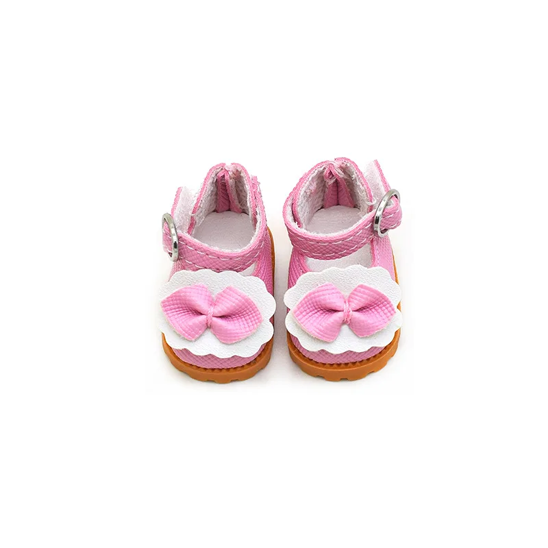 10cm Doll Clothes 3.5cm Length Leather Canvas Shoes Doll Shoes Doll Accessories Cultivate Hands-on Ability Children's Gift Toys image 2