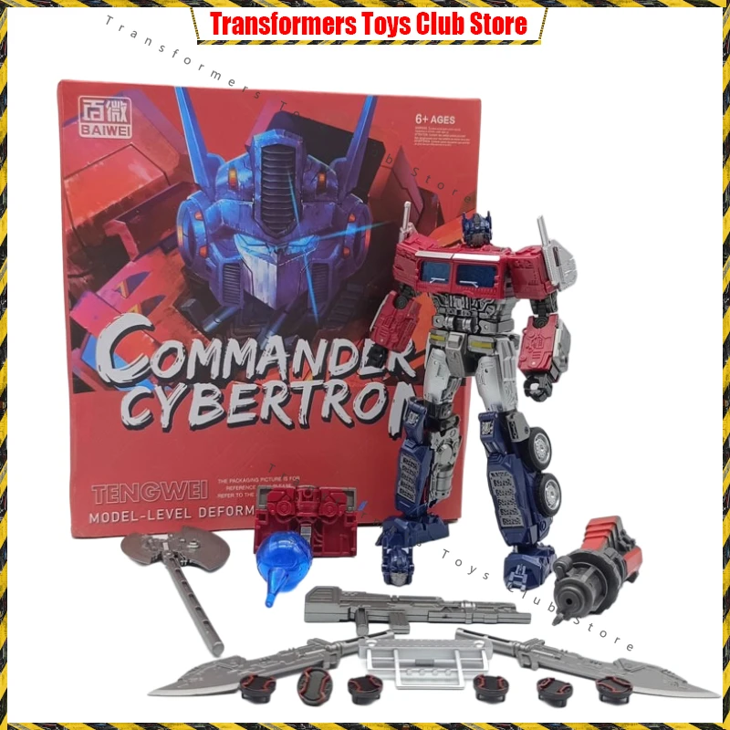 In Stock Transformation Toy TW-1027 Cybertron Commander OP Prime 18cm Action Figure Model Toy Gift