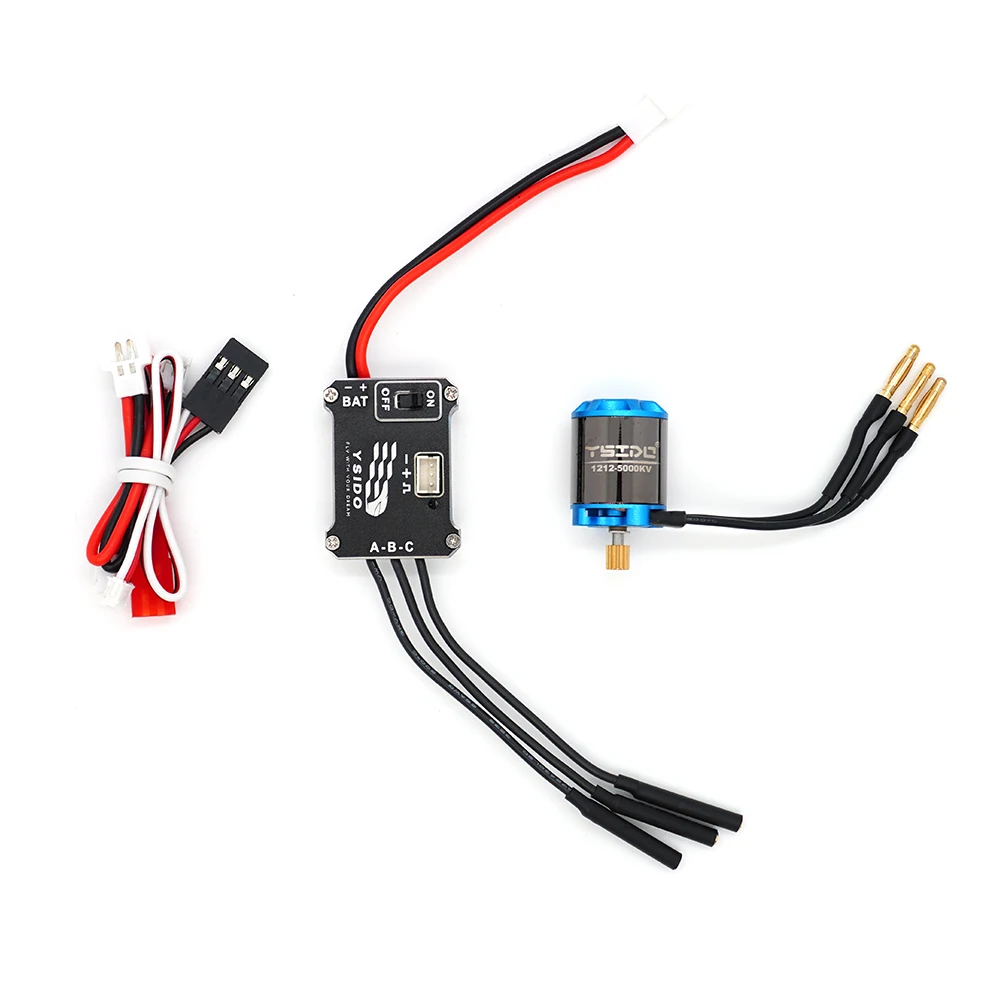 YSIDO FAM32-25A 1212-5000KV Outer-rotor Brushless Motor with ESC Combo for 1/30 RC Crawler SCX30 Cars Model Upgrade Accessories