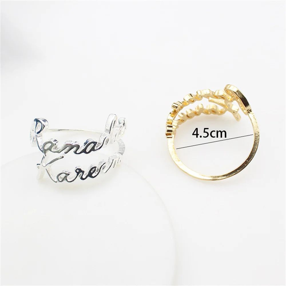 12/PCS New Middle East holiday auspicious letter napkin ring Hotel party Party Tabletop setting table napkin buckle napkin ring