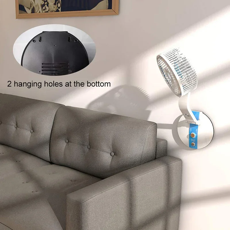 USB Mini Fan Home Desktop Portable Outdoor Cooling FanMultifunction Solar Fan Foldable with LED Light Speed Adjustable