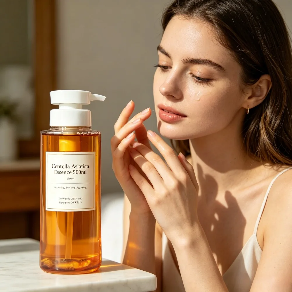 

Salon‑Grade 500ml Centella Asiatica Extract Essence Sensitive Skin Fade Acne Scars Deep Hydration Repair Moisturizing Serum