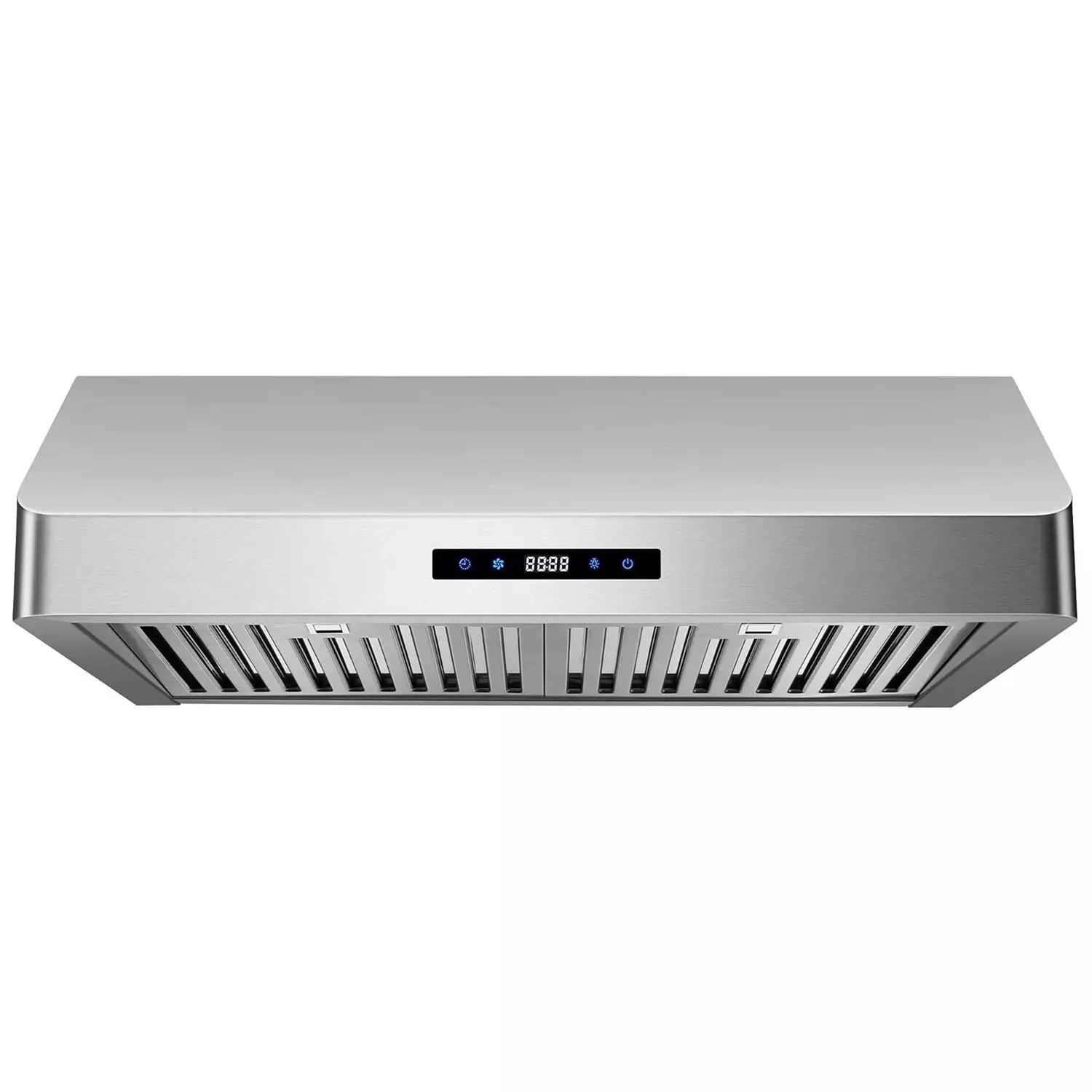 Tieasy 30 inch 600CFM Under Cabinet 3-Speed Touch Control Vent Range Hood USUC702B