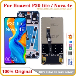 ЖК-дисплей 6,15 дюйма для Huawei P30 Lite, оригинальный телефон, телефон с диагональю экрана дюйма, LX2, L21MEA, LX3A, дисплей с сенсорным экраном для Huawei Nova 4e, сменный ЖК-дисплей