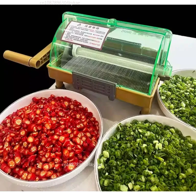 Vegetable Cutting Machine Multifunctional Restaurant Canteen Cutting Leeks Green Onion Vegetables Scallion Sliced Millet Spicy