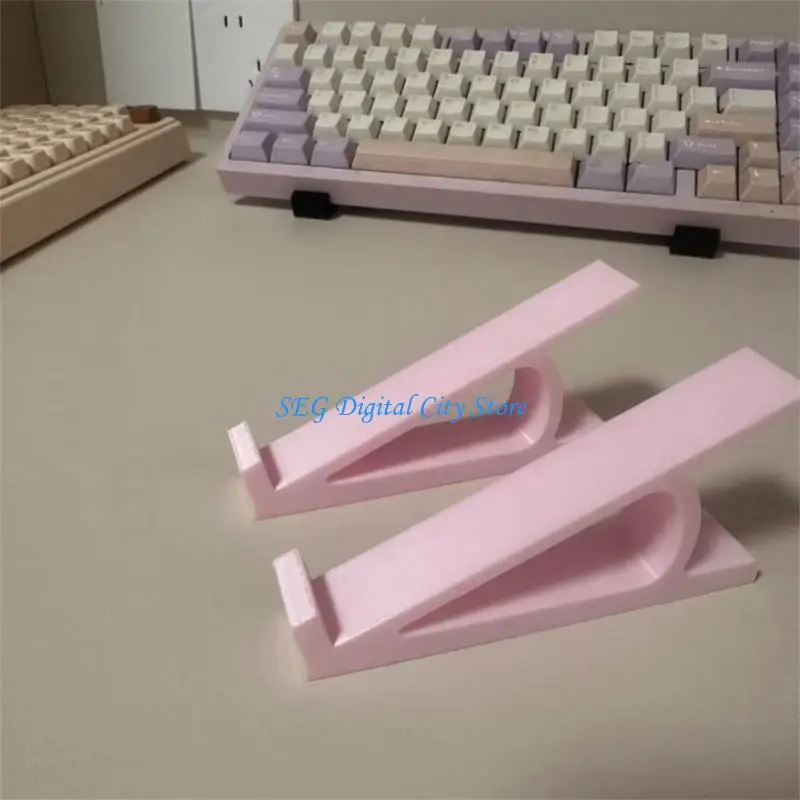 U75B Desk Organiser Keyboard Stand For Mechanical Keyboards Ergonomic Support Reduces Fatigue Durability Plastic Resists Wear