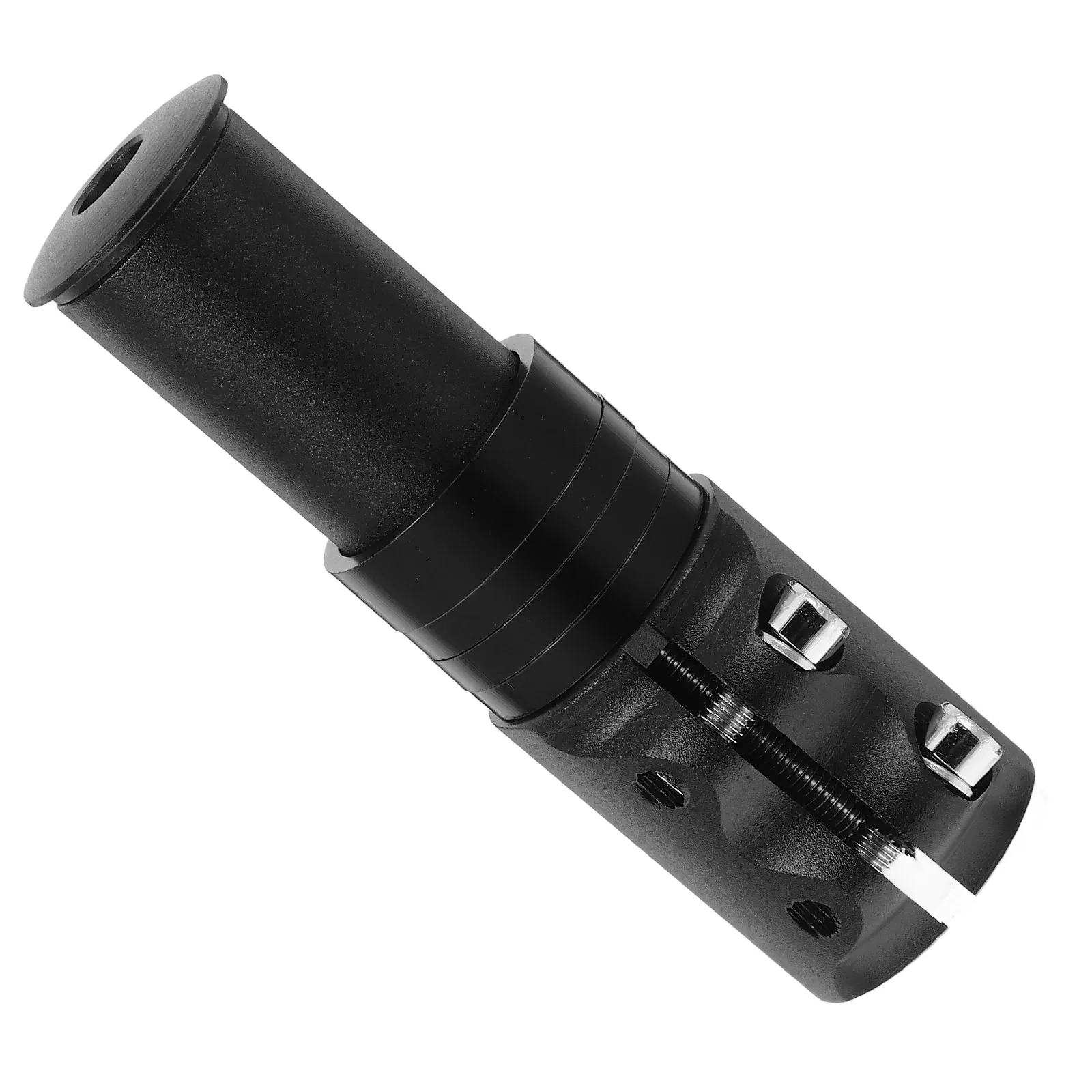 

Bike Handlebar Stem Riser Fork Stem Extender Adjustable Height Extension Up to 27 Inch Aluminum Alloy Handlebar Lift