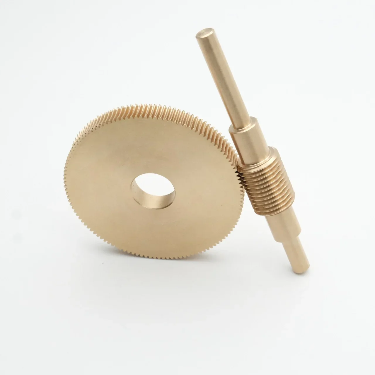 1:120 Speed Ratio Copper Brass Turbo Worm Gear Suit 120 Teeths 2019-059 12mm Bore 5mm Diameter 75mm Worm