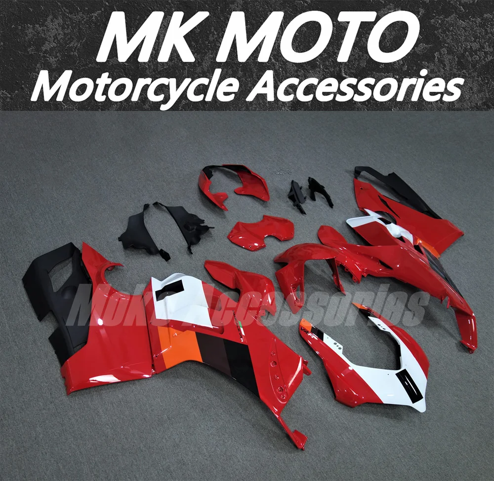 

Fairings Kit Fit For Panigale v4s v4r 2020 2021 Bodywork Set Abs High Quality Injection Red Orange